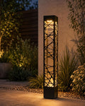 Balizador Totem Orgânico LED Jardim 80x15cm — Arte de Casa
